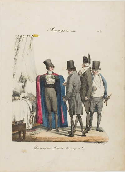 The Leeches, Messieurs, the Leeches! by Edme Jean Pigal