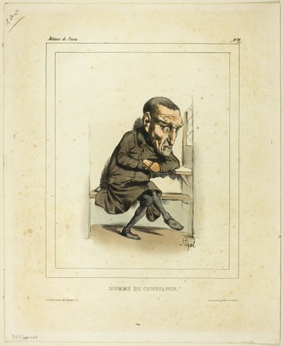 Trustworthy Man by Edme Jean Pigal
