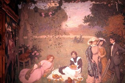 Lunch on the Grass by Edmond François Aman Jean