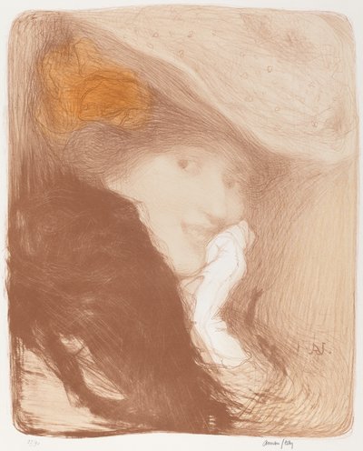 The Laughing Woman: Madame Albert Besnard by Edmond Aman Jean