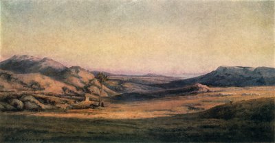 Painting of a landscape, title unknown by Edmond Baibazzona