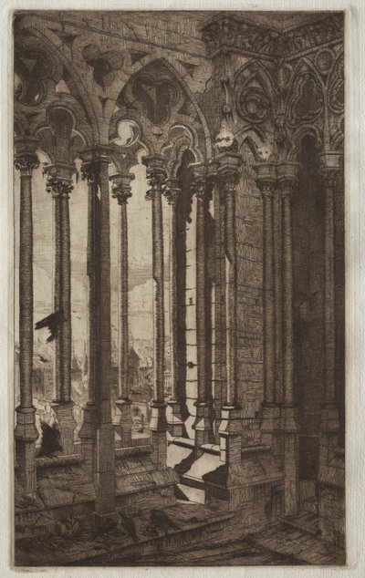 The Gallery of Notre Dame by Edmond Gosselin