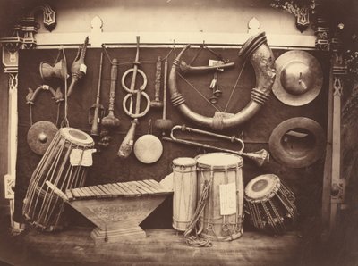Still Life of Musical Instruments by Edmond Lebel