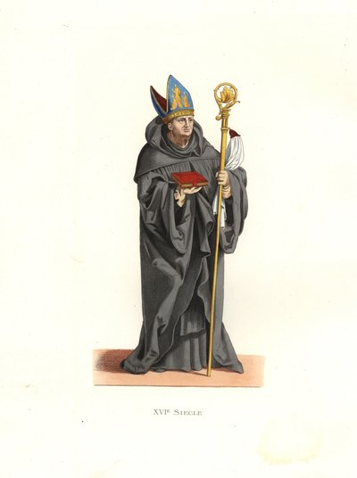 Benedictine Abbot by Edmond Lechevallier Chevignard