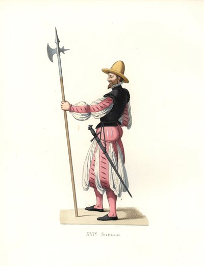 German Mercenary by Edmond Lechevallier Chevignard
