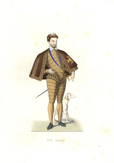 King Henry III of France by Edmond Lechevallier Chevignard