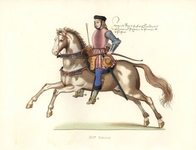 King James IV of Scotland (1473-1513) by Edmond Lechevallier Chevignard