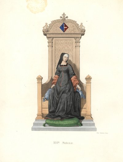 Louise of Savoy (1476-1531) by Edmond Lechevallier Chevignard