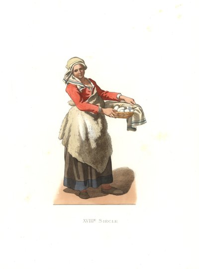 Peasant Woman of Milan by Edmond Lechevallier Chevignard