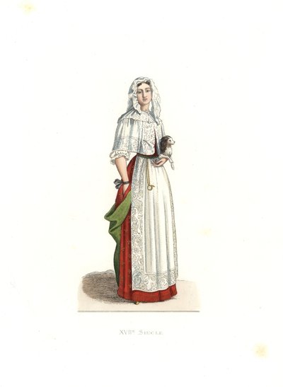 Woman in Morning Dress, France by Edmond Lechevallier Chevignard