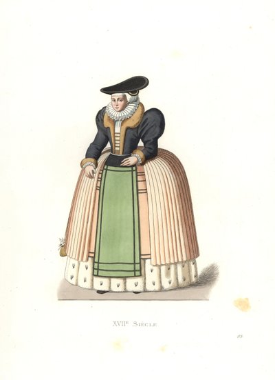 Woman of Alsace by Edmond Lechevallier Chevignard