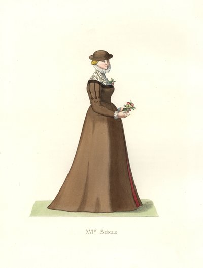 Young Woman of England by Edmond Lechevallier Chevignard