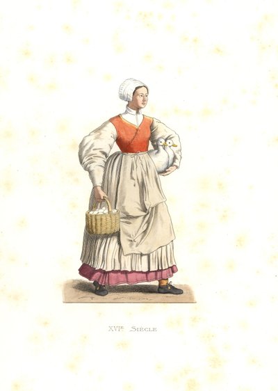 Peasant Woman of France by Edmond Lechevallier Chevignard