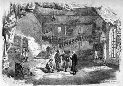 Theatrical representation by Edmond Morin
