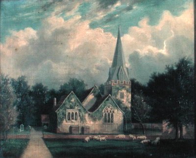 Stoke Poges Church by Edmund Birckhead Bensell