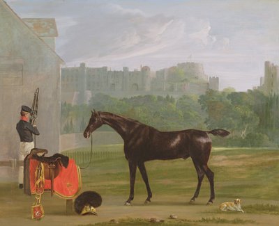 Outside the Guard House at Windsor by Edmund Bristow
