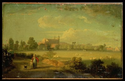 View of Eton From The Playing Fields by Edmund Bristow