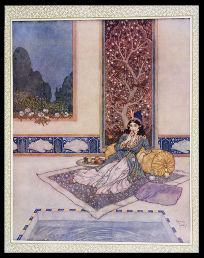 A Princess Eating Fruit by Edmund Dulac