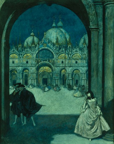 In the Piazza San Marco by Edmund Dulac