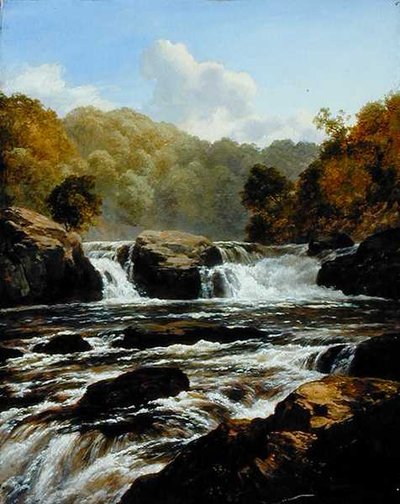 Falls on the Clyde, Bonnington Lynn by Edmund Gill