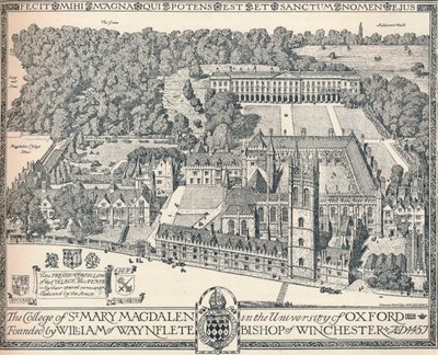 Magdalen College, Oxford by Edmund Hort New
