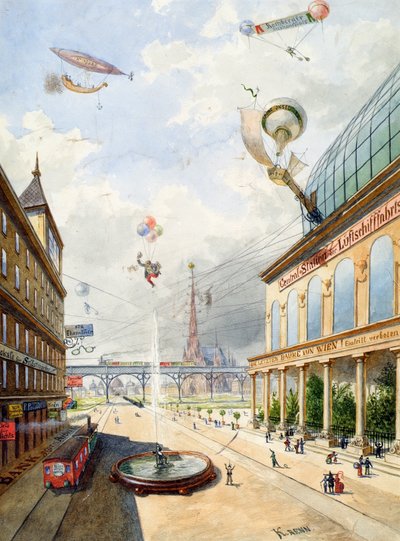 Vienna in a Hundred Years by Edmund Krenn