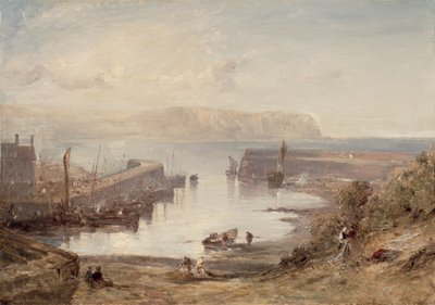 Eyemouth Harbour by Edmund Thornton Crawford