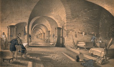 Interior of Fort Nicholas by Edmund Walker