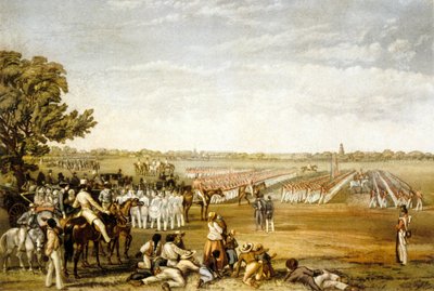 Military Parade in Barbados by Edmund Walker
