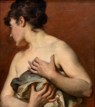 Nude Study by Edouard Agneessens