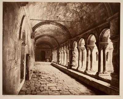 Arles. Cloitre St. Trophime (North Gallery) by Édouard Baldus