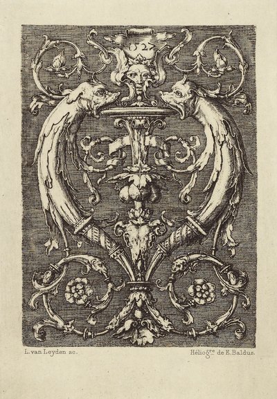 Design by Lucas van Leyden by Édouard Baldus