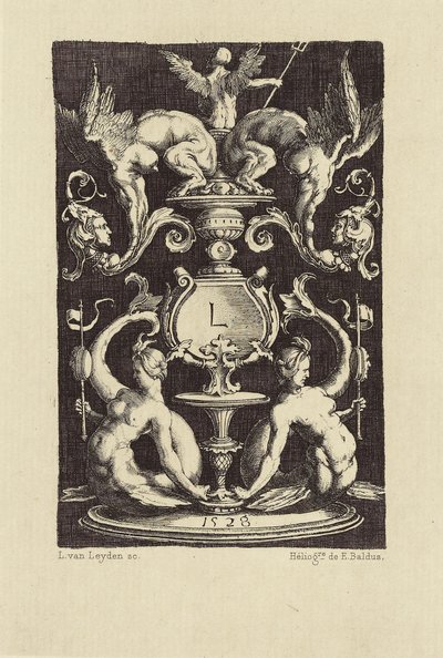 Design by Lucas van Leyden by Édouard Baldus