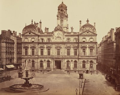 Lyon. City Hall by Édouard Baldus
