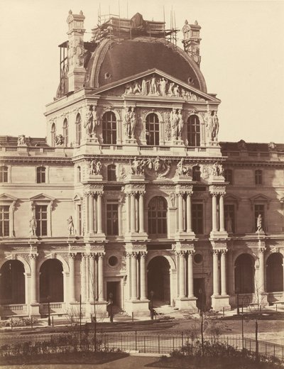 View of the Louvre by Édouard Baldus