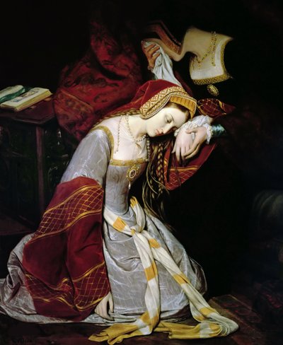 Anne Boleyn in the Tower of London by Edouard Cibot