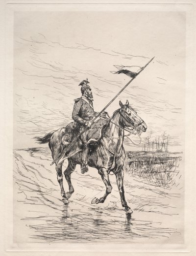 An Uhlan by Edouard Detaille