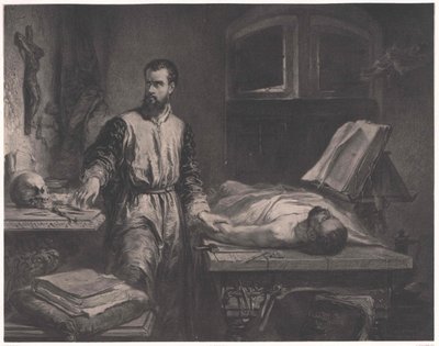 Andreas Vesalius by Edouard Jean Conrad (after) Hamman