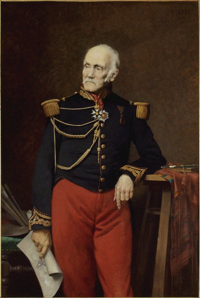 Portrait of Jean-Charles Langlois by Édouard Krug