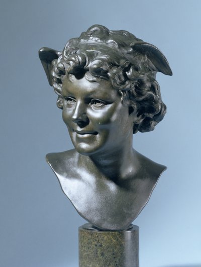 Head of Mercury by Edouard Lanteri