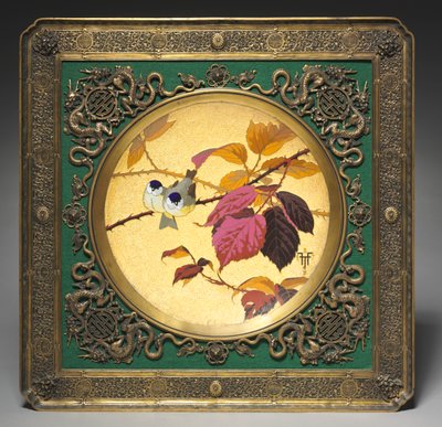 Wall Charger Depicting Two Birds by Edouard Lievre