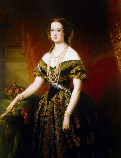 French Empress Eugenie by Edouard Louis Dubufe