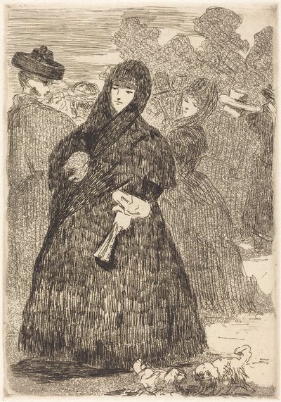 At the Prado by Édouard Manet