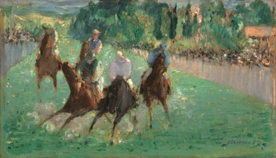 At the Races, c. 1875 by Édouard Manet