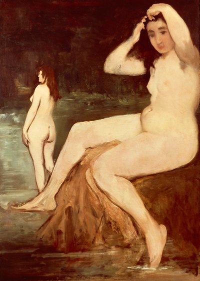 Bathers on Seine by Édouard Manet