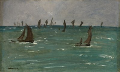 Boats at Berck-sur-Mer by Édouard Manet