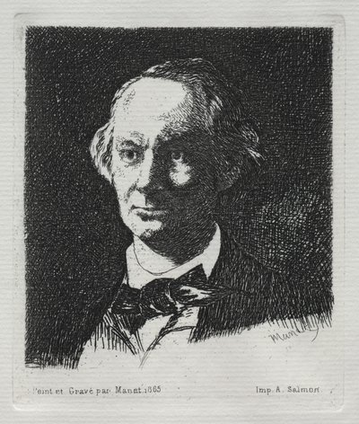 Charles Baudelaire by Édouard Manet