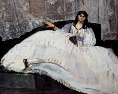 Lady with Fan by Édouard Manet