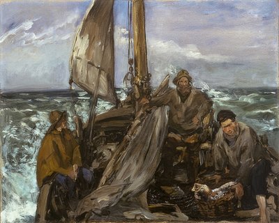 The Workers of the Sea. 1873 by Édouard Manet