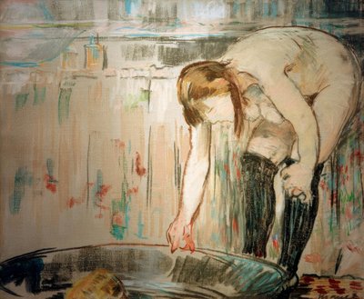 The Woman with the Tub by Édouard Manet